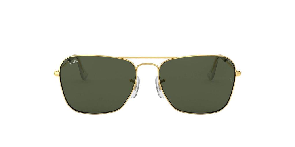 CARAVAN 001 58mm Ray-Ban Men's Sunglasses, 0RB3136, G-15 GREEN,