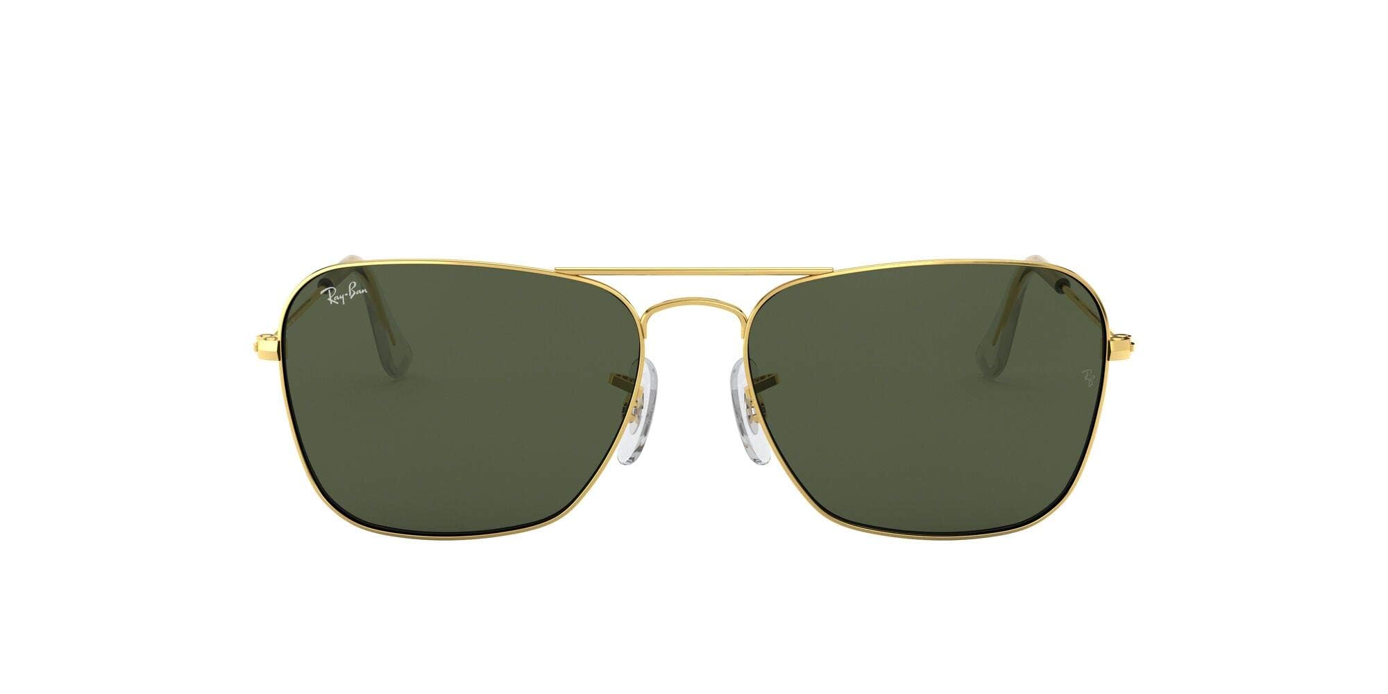

CARAVAN 001 58мм Мужские солнцезащитные очки Ray-Ban, 0RB3136, G-15 ЗЕЛЕНЫЕ,