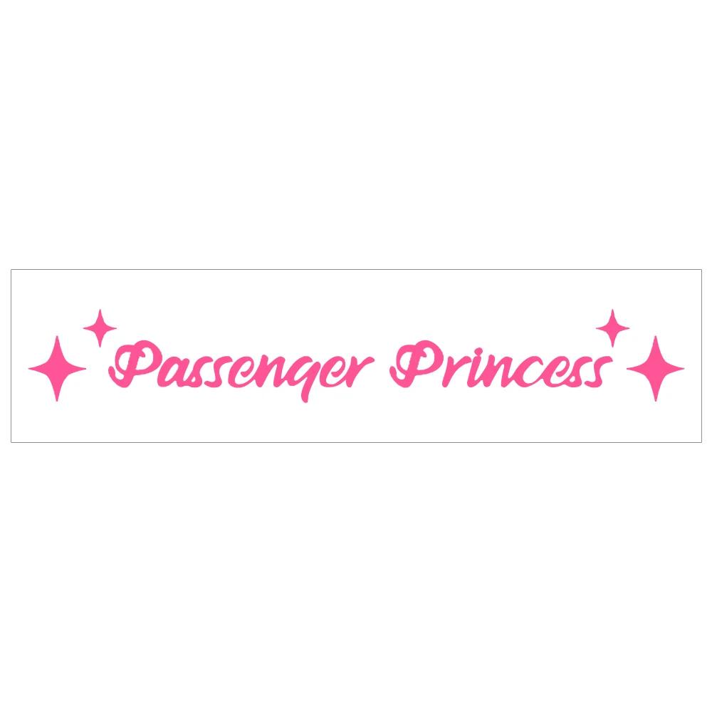 Passagerare Princess Star Bilspegeldekaler Dekoration Backspegel Bilfordon Vinyldekaldekal Interiörtillbehör