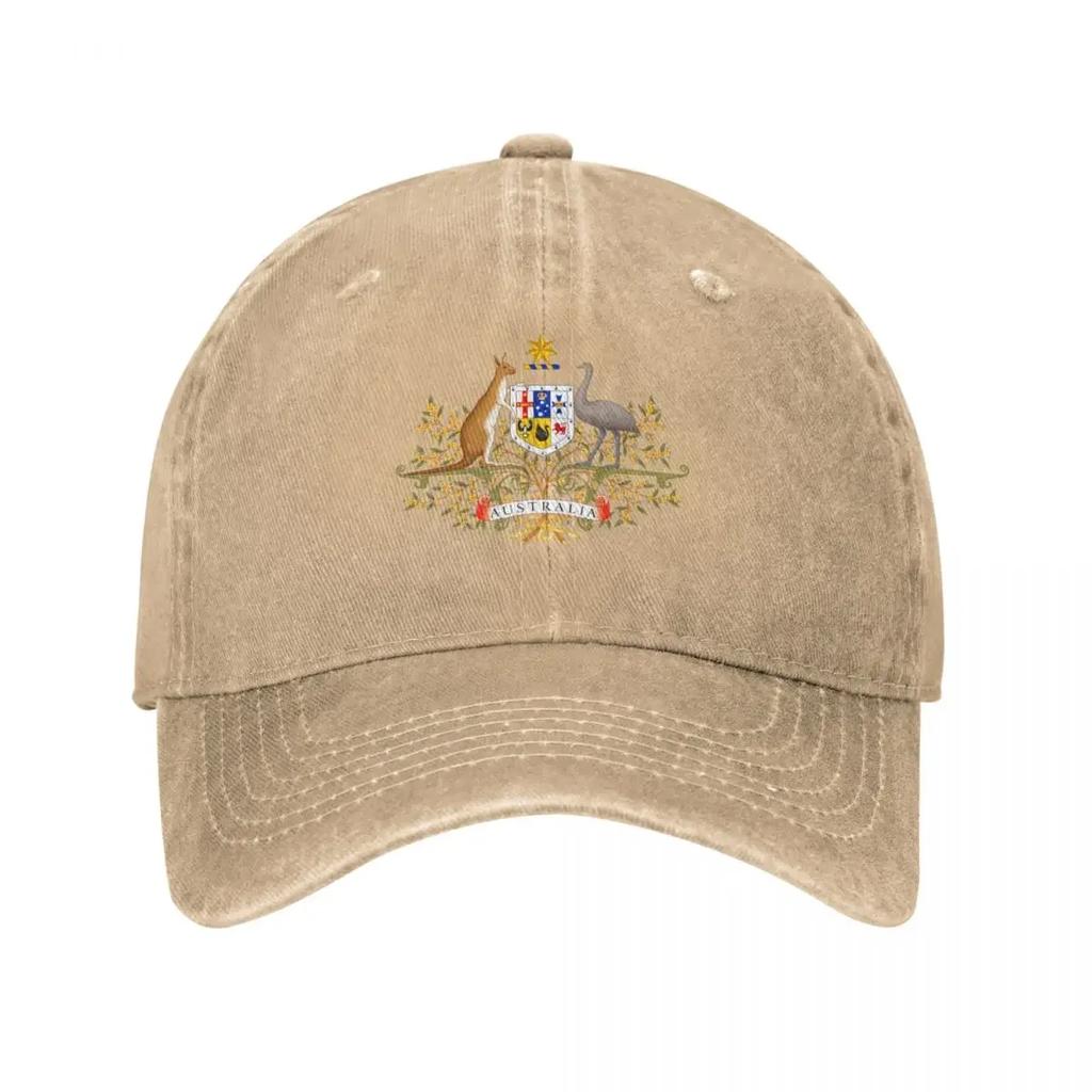 Australia Coat of Arms Baseball Cap Golf Wear Fun Hats Sunhat Luxury Hat Unisexs Hats Womens