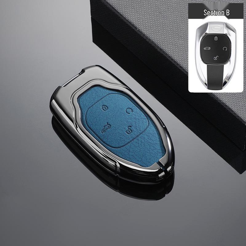 Compatible Key Case for GAC Trumpchi GS8, M8, Master, Shadow Leopard, GS4, Shadow Speed, GS3, Shadow Cool - J16 Shell Buckle