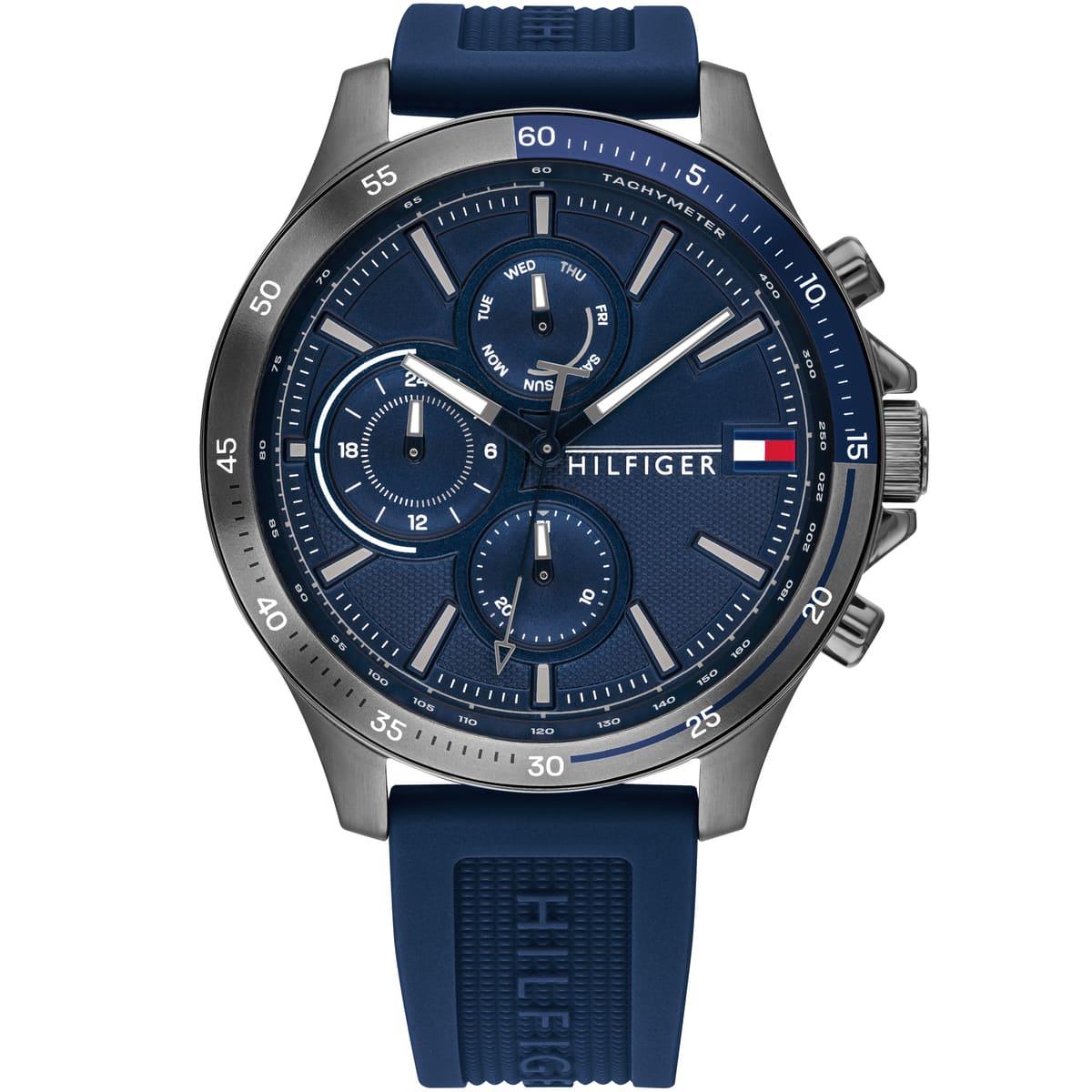 Montre Tommy Hilfiger 1791721 pour homme 46 bleu