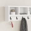 Wall Mounted Nightstand White 100 x 16 x 26 cm Engineered Wood