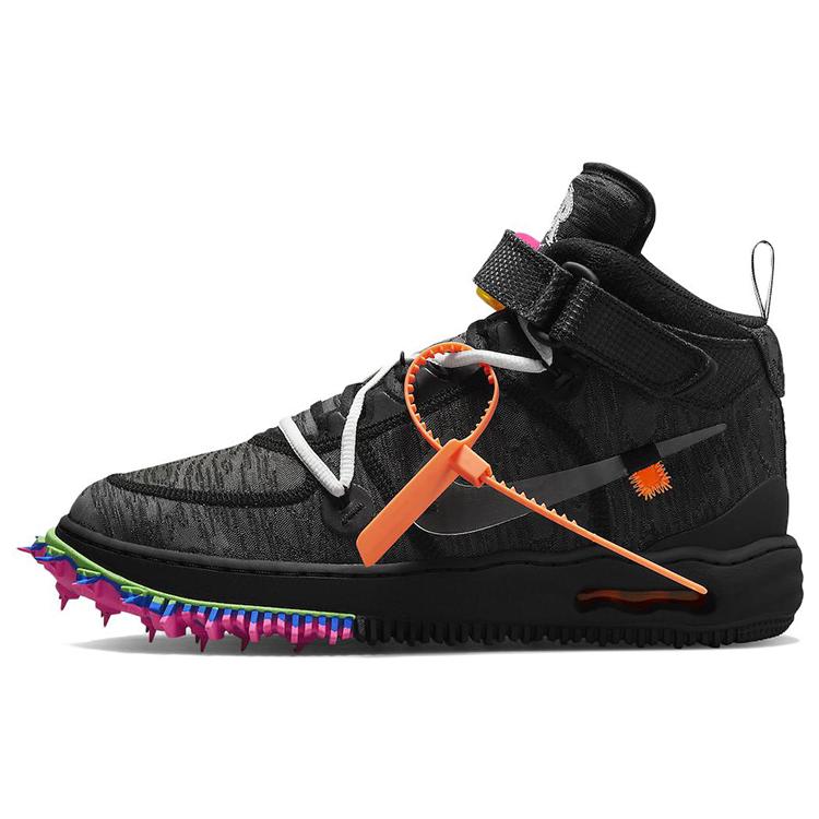 New Nike Air Force 1 Mid Off White Black DO6290-001