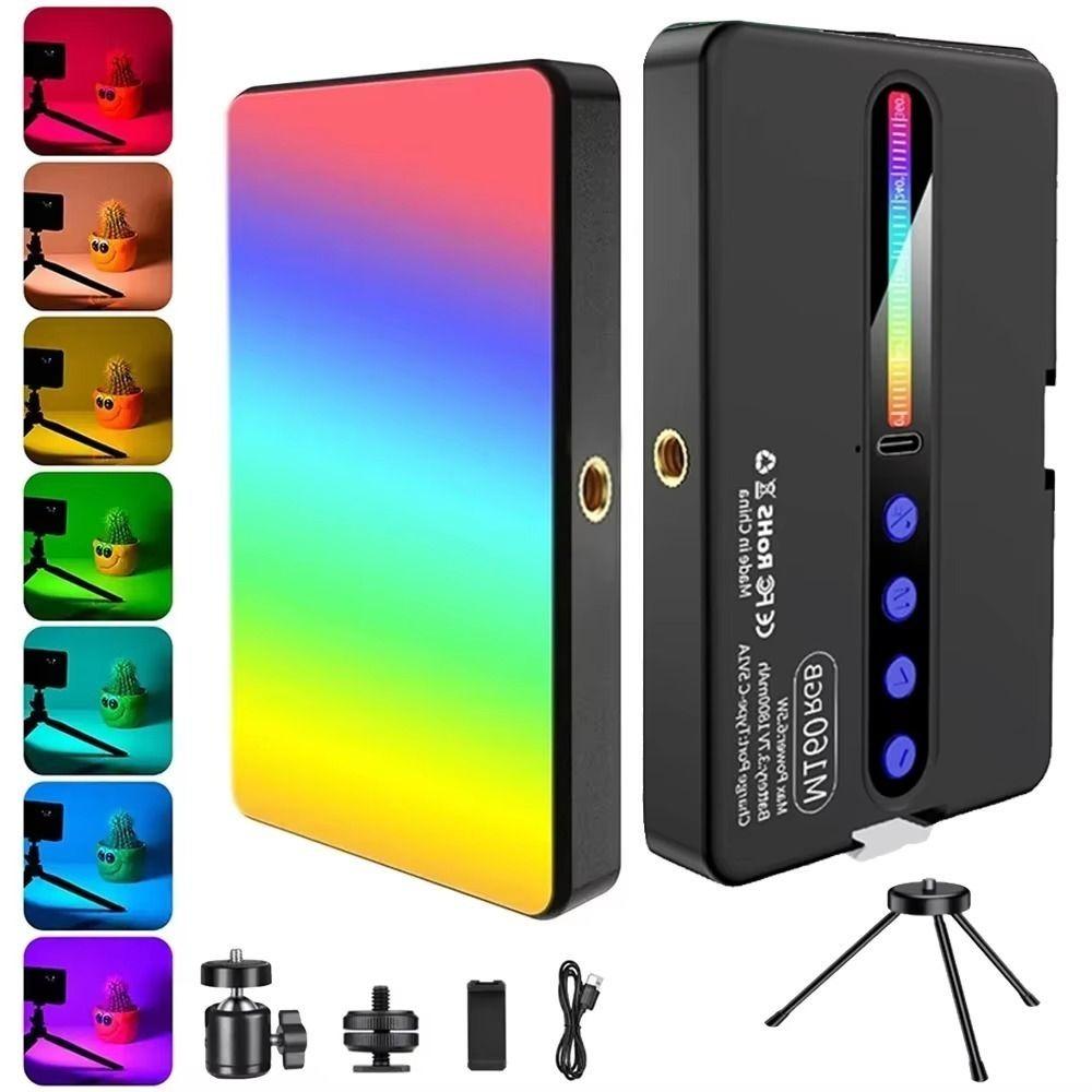CRI 95+ Photography Fill Lamp Dimmable Camera Light New Design RGB LED Video Light Video Recording