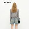 MO&Co. Washed Heather Knit Cardigan
