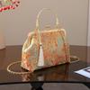 Handbag New Song Jinbao Retro Flower Cheongsam Dinner Bag Ladies Guofeng Crossbody Bag Chain Gala Bag