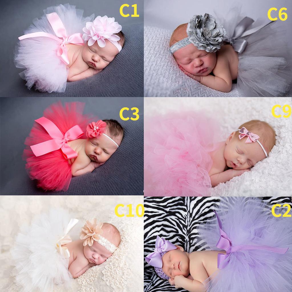 Säuglingsanzug Stirnband Set Kleidung Baby Mädchen Sommerkleid Niedliche Prinzessin Neugeborenen Outfit Kostüm Fotografie Requisiten Zubehör
