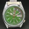 JAPAN VINTAGE REFURBISHED SEIKO 5 AUTOMATIC 6309A MENS GREEN WATCH a441120-9 Sk-a441120-1