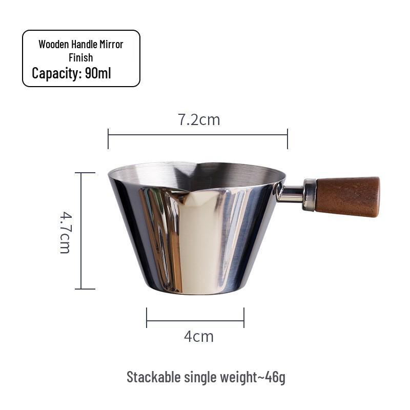 Stainless Steel 100ml Espresso Measuring Cup with Scale