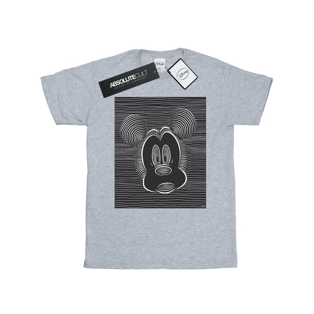 Disney Mens Mickey Mouse Magic Eye T-Shirt
