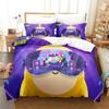 Cartoon Eggy Party Game Bedding Set Boys Girls Twin Queen Size Duvet Cover Pillowcase Bed Kids Adult Fashion Home Textileextile