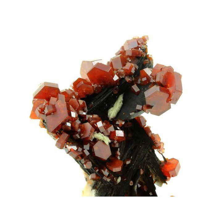 Pierres et Minéraux. Vanadinite + Baryte. 428.5 ct. Mibladen Mining District, Midelt, Maroc..