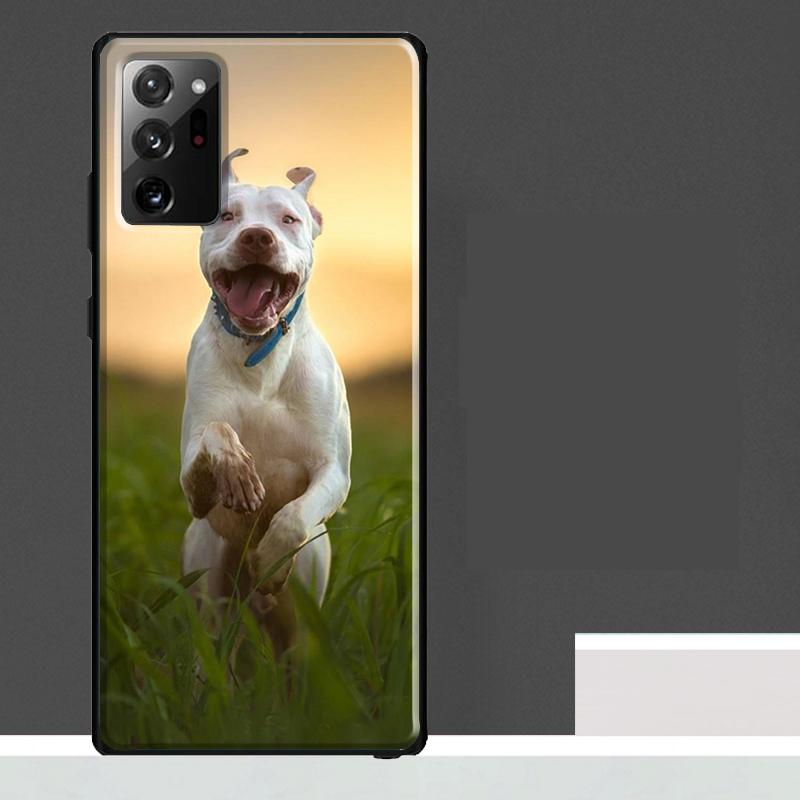 Cute Pit Bull Dog Pitbull Case For Samsung Galaxy S24 Ultra S23 S22 S21 S25 Ultra S9 S10 S20 Plus S25 FE Phone Cover