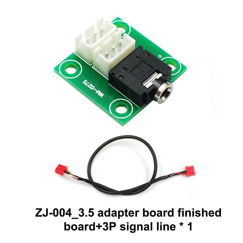 1Set 3.5Mm Headphone Audio Signal Transfer Xh2.54 3P Terminal Lead Amplifier Chassis Diy Wiring Board