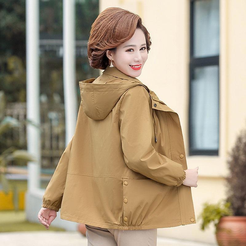 Autumn Jacket Jacket Fashion Women's Spring and Autumn Windbreaker Fashion Thin Short Jacket Top