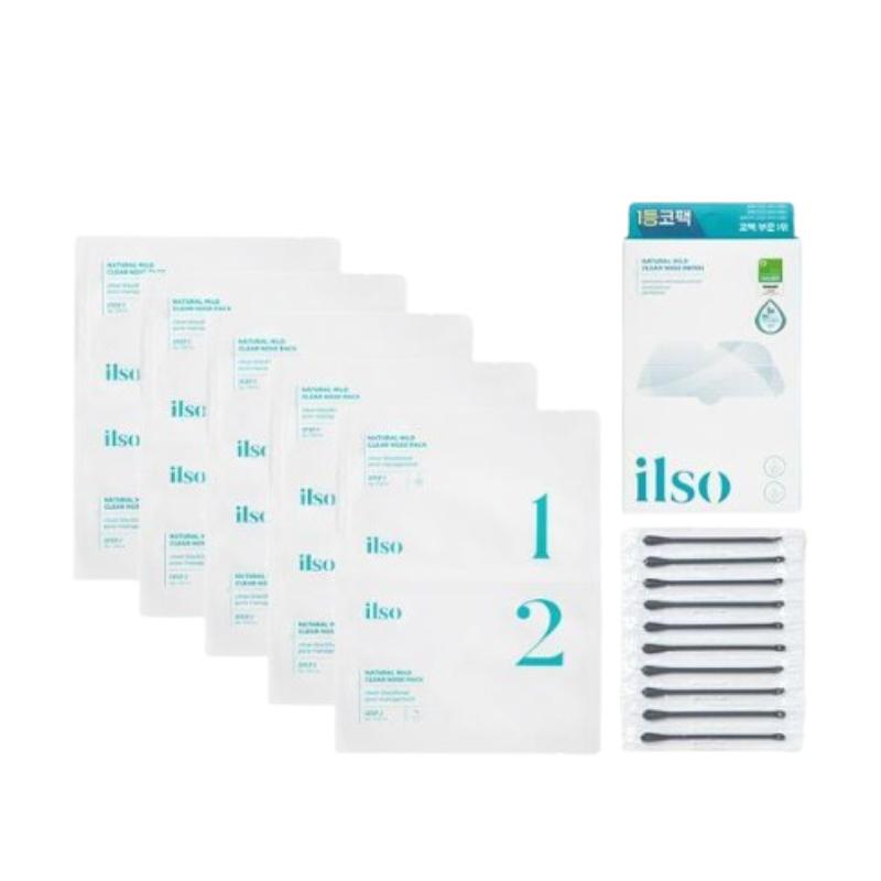 ilso O Natural Mild Clear Nose Pack 5 Sheets