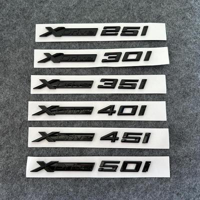 Compatible Badge for BMW X1/X3/X5/X6: xDrive 20i, 28i, 30i, 35i, 40i Models
