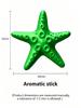 Car Air Freshener Starfish Shape EVA Aroma Diffuser for Auto Vent Rearview Mirror Decor