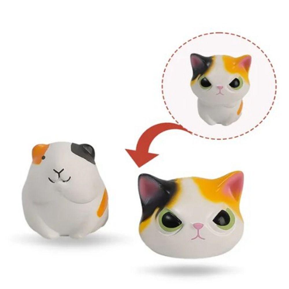 6 Masquerade Cat Animal Posing As A Costume Head Suit Dressed Shiba Inu Guinea Pig Hand Creative Cartoon Decoration Toys