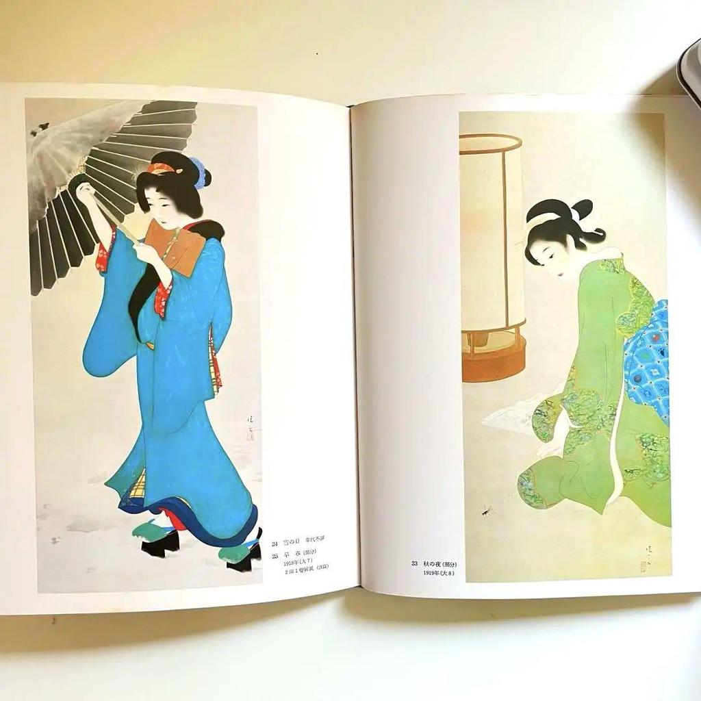 [USED] Complete Collection of Modern Japanese Beauty Paintings, Treasured Popular Edition, 12 Volume Set