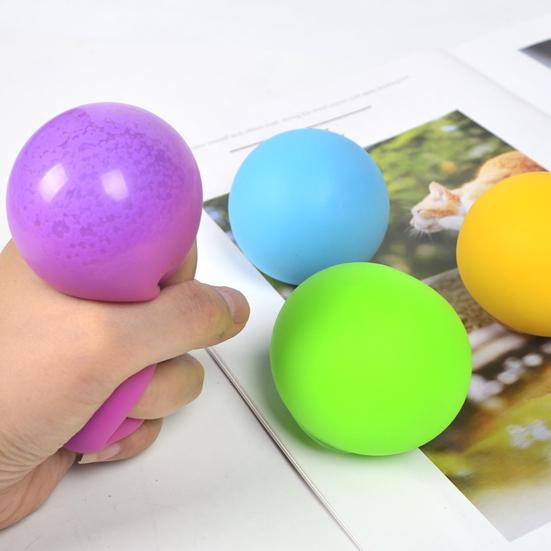 TPR Dough Ball Squeeze Toy Soft Fast-Rising Fidget for Stress Relief Cute