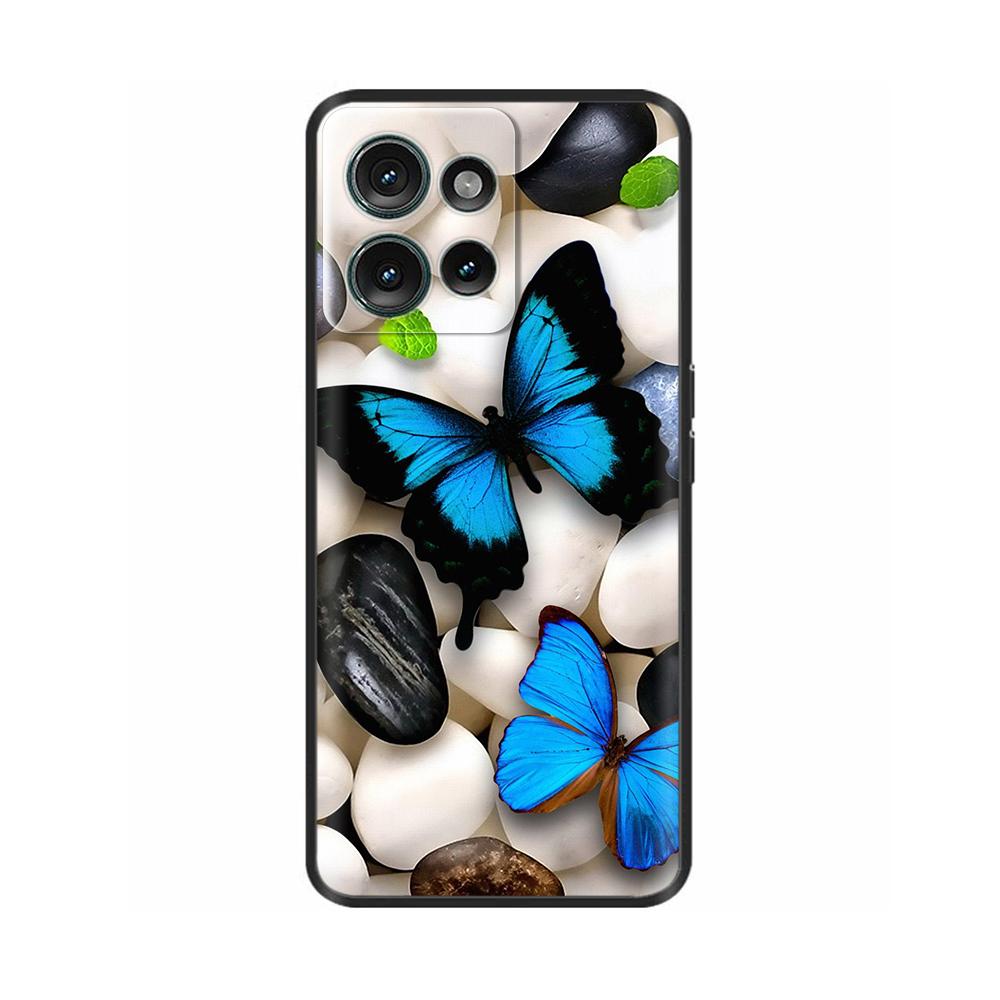 Black Case For Motorola MOTO Edge 50 5g Back Cover Phone Case For MOTO Edge 50 Edge50 Soft Silicone Bumper Shockproof Para Coque