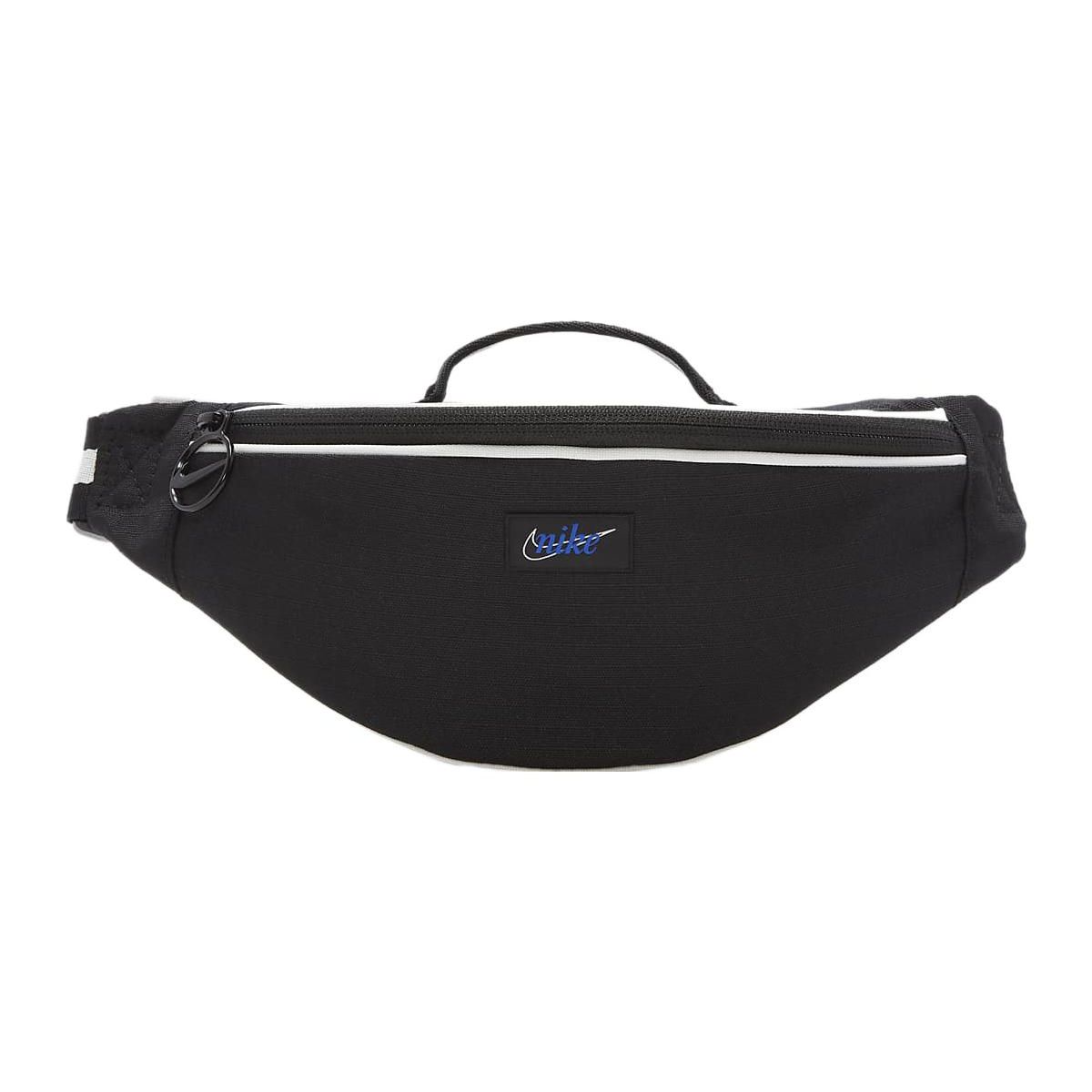 Nike Heritage Sports Casual Polyester Shoulder Crossbody Waist Bag Small Unisex Bags Black DR6266-010 Black