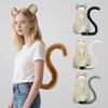 Set bandă de Halloween cu urechi de șoarece și hamster și coadă pentru Cosplay
