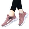 Modne buty damskie na płaskiej podeszwie, sznurowane, z okrągłym noskiem, niskie, nowe, z siateczki, oddychające, lekkie, casualowe, wulkanizowane, casualowe sneakersy