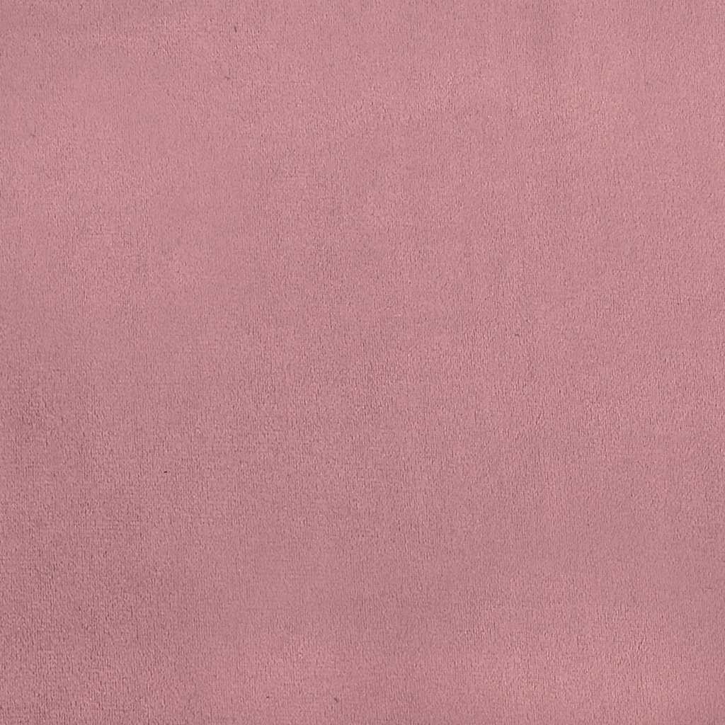 Vidaxl 3-Seater Sofa, Pink, 180 Cm, Upholstered In Velvet