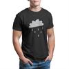 Sad Rain Cloud TShirt Fashion Graphic Oversized Tops HipHop Tshirt 27570