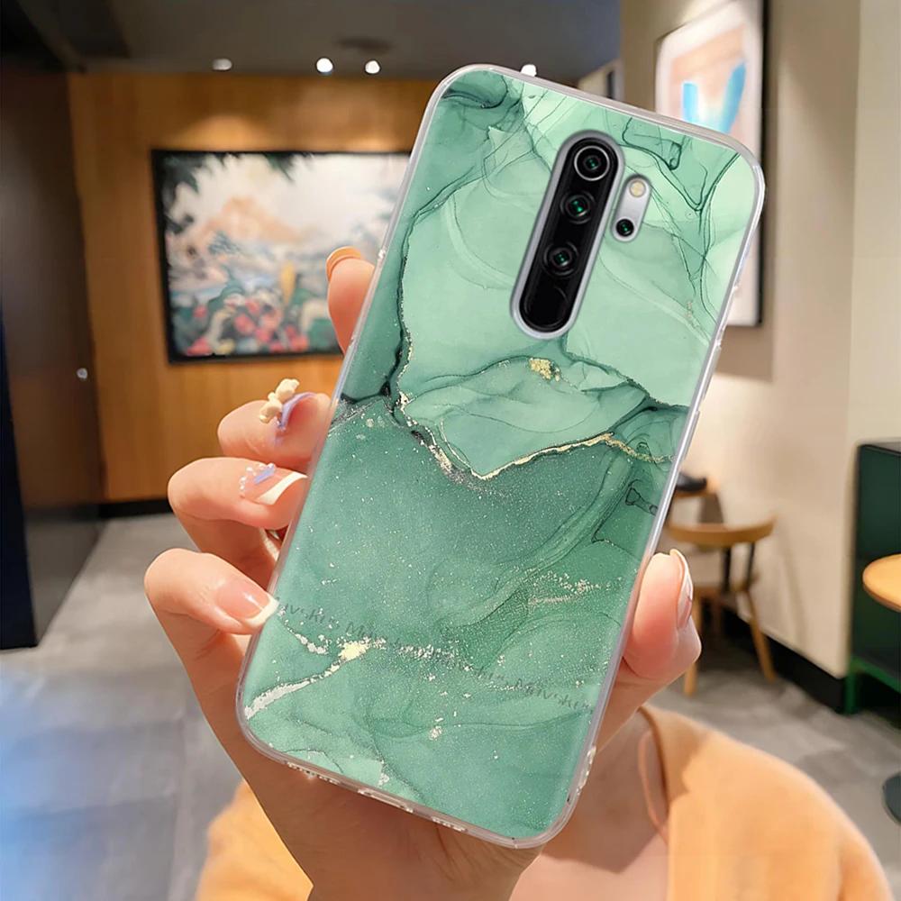 TPU Phone Cases For Redmi Note 8 Pro Case Clear Lovely Flowers Lightweight Cover For Xiaomi Redmi Note8 Pro Phone Housing Fundas