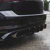 Para Volkswagen Golf MK7.5 GTI TCR 2017-2020 Difusor Trasero Placa Spoiler Labio Splitter Kit de Carrocería Tuning Accesorios para Coche