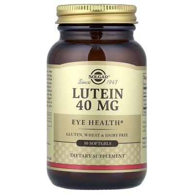 Lutein, 40Mg, 30 Softgels