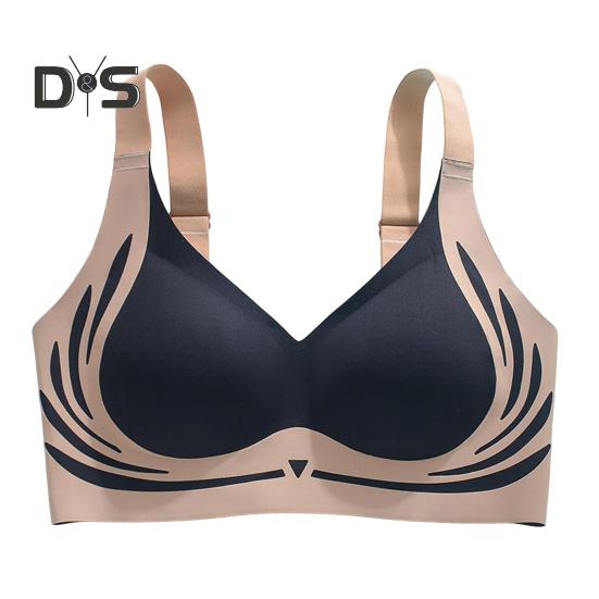 Lady Bra Seamless Thin Push-up 3D Full Cup Wide Shoulder Strap Anti-Sagging Supportive Lifting Shaping Sport Full Coverage Bra Lady Daily Exercise