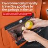 DTDIB1 For Tesla Model 3 Model Y Model S Model X Car Seat Back Hanging Garbage Bag Led Lamp Backrest Magnetic Storage Bag Trash Can
