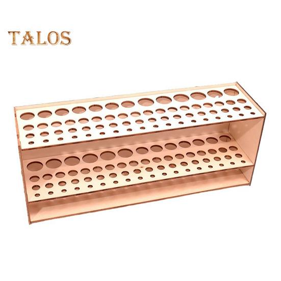 

Деревянный держатель для кистей, подставка для ручек на 67 отверстий, настенный органайзер для кистей художника, настольный органайзер для инструментов художника