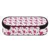 Pencil Case Multi Compartment Zipper Closure Durable 300D Polyester with Main Compartment Mesh Pocket and Pen Slots for Students