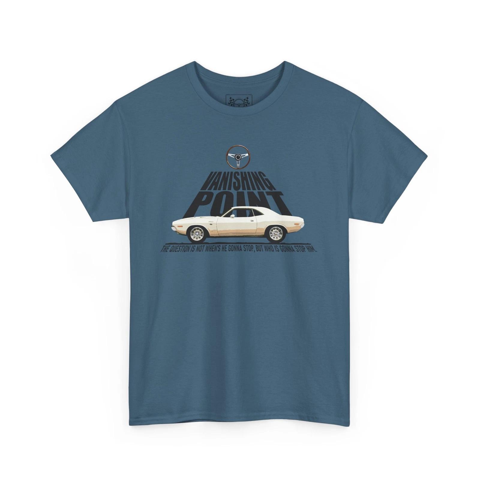 Vanishing Point Movie Vintage T-Shirt - Kowalski Muscle Car Tee - Race Fans Gift L