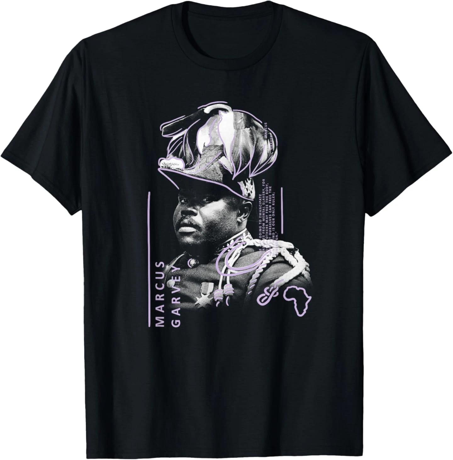 Marcus Garvey Quote Front & Back T- Shirt L