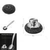 Stainless Steel Dish Scrubber Set With Handles For Deep Cleaning Kitchen Utensils