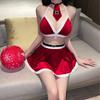 Red Riding Hood Role Play Lingerie - Sexy Christmas Split Skirt