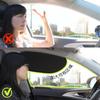 New Model Car Sunshade Curtain: Heat-Insulating, Blackout Privacy Shade for Driver's Side Window