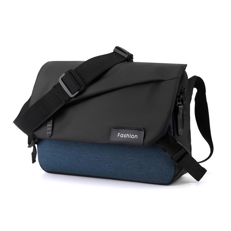 Pánská minimalistická crossbody taška s velkou kapacitou - Multifunkční ležérní taška přes rameno pro studenty a podnikání