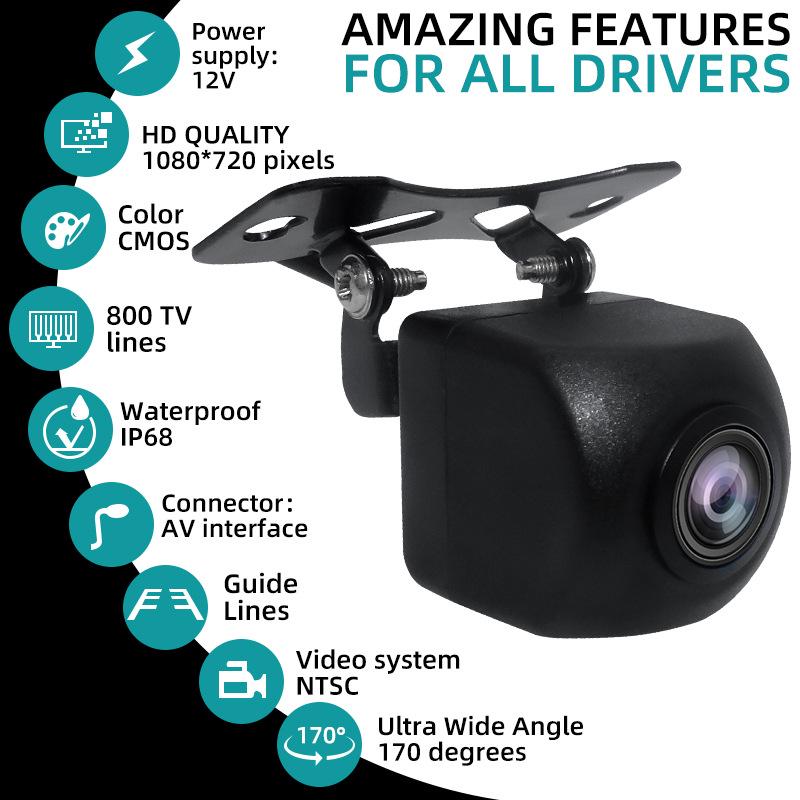 Wasserdichte AHD-Nachtsicht-Rückfahrkamera für Bus, LKW, Transporter, Wohnmobil