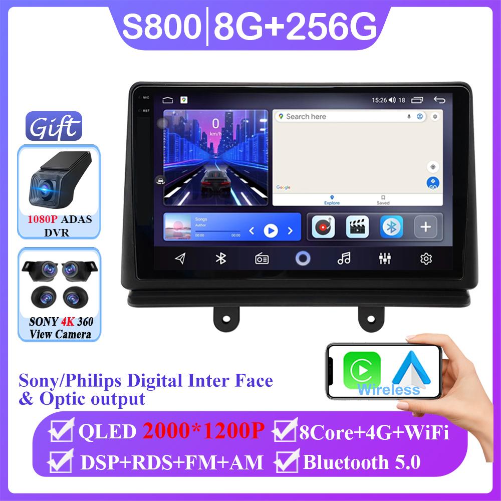 Car Android 14 For fiat doblo 2006 Android Auto Radio Stereo Multimedia Video Player GPS Navigation No 2din DVD Wireless Carplay