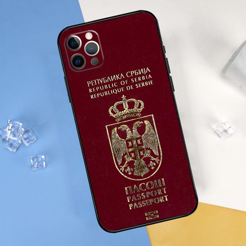 Flag of Serbia Serbian Phone Case For iPhone 16 Pro Max 16e 12 13 Mini 11 14 15 Pro Max XR 15 16 Plus Cover Shell