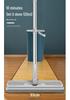 Hands-Free Scratch-Off Tablet Mop for Wooden Floors - Wet & Dry Use, Easy-Cleaning, Flat Mop
