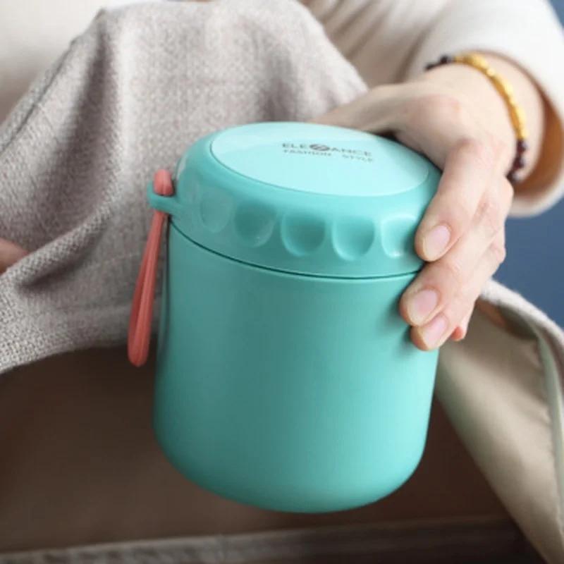 New Stainless Steel Lunch Box Thermo Keep Hot for School Children 1PCS Food Thermal Jar Insulated Soup Cup Thermos Containers